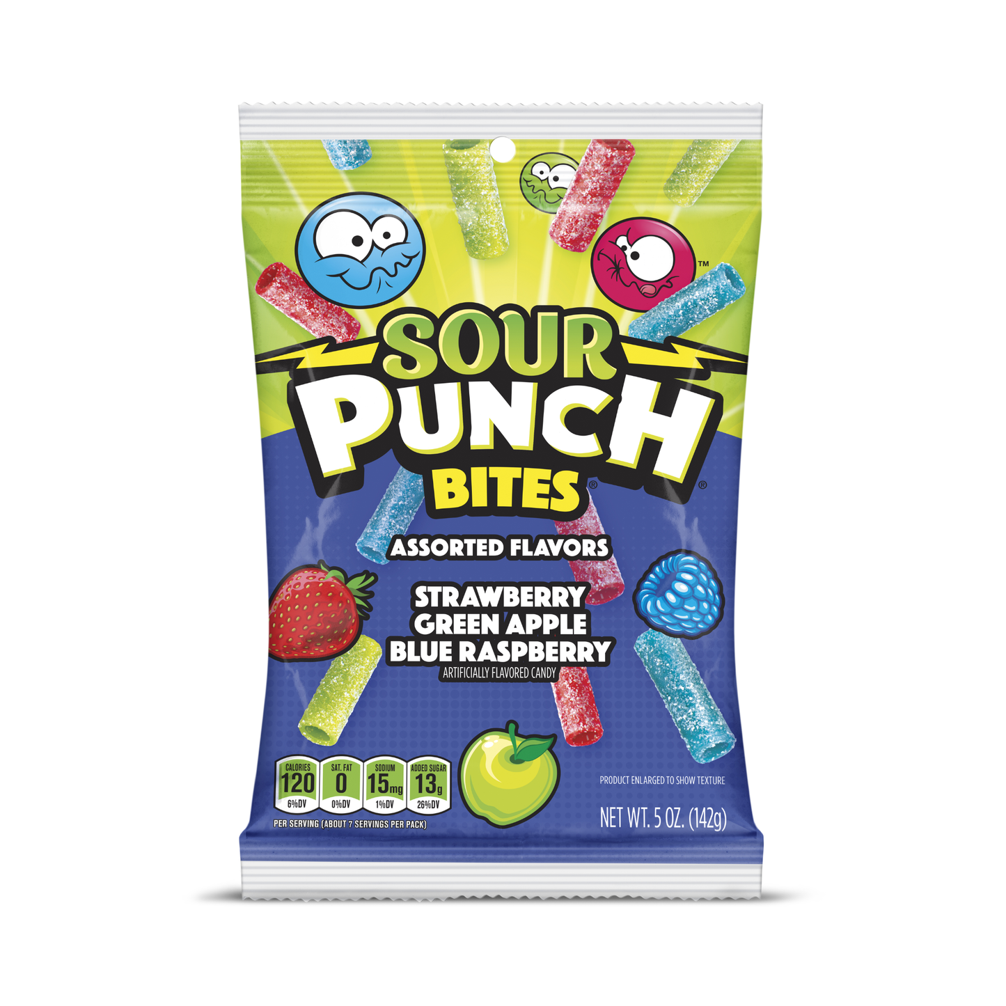 Sour Punch HB Assorted Flavours 5 Oz - 12 Pack