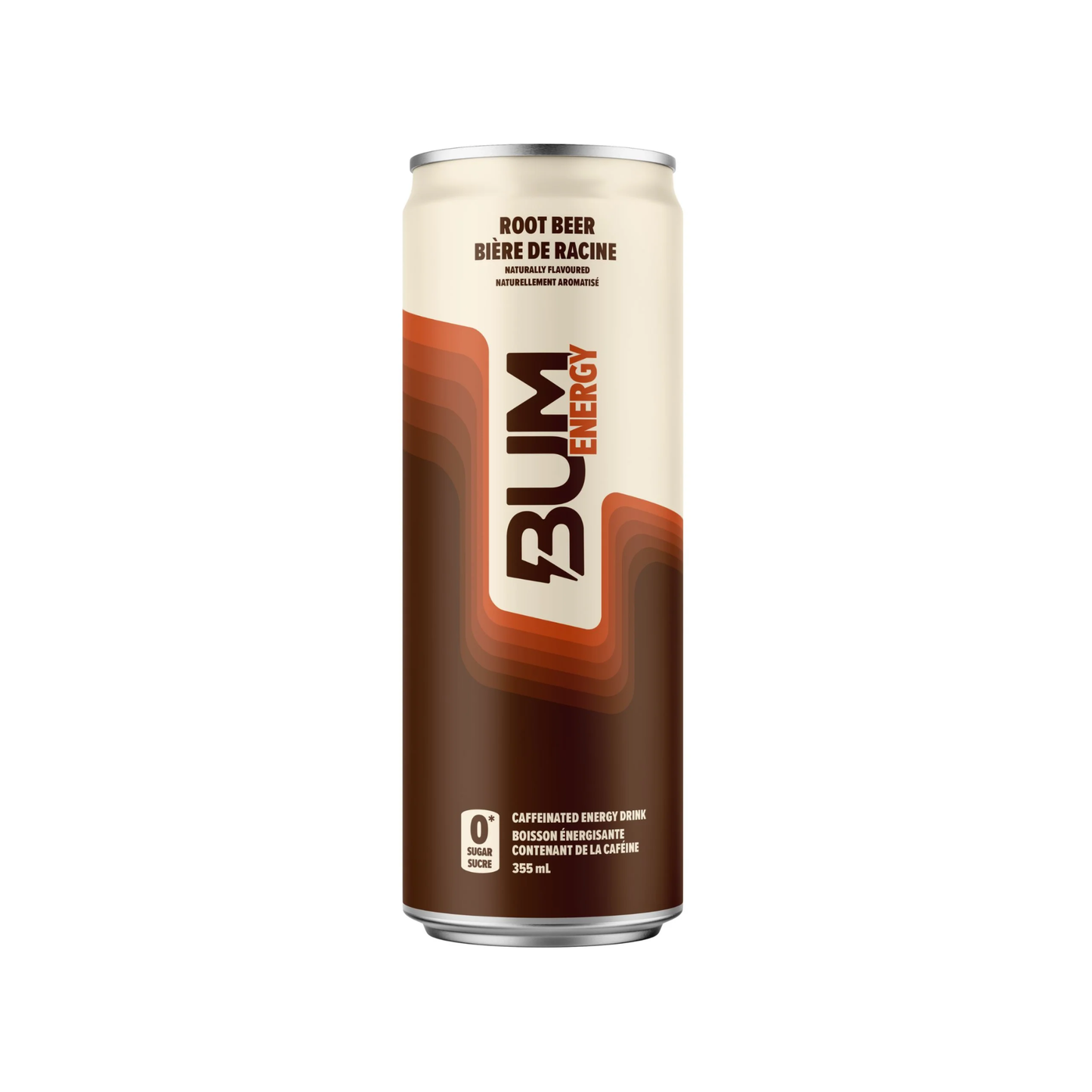 Bum Energy Root Beer Can 12 Oz - 12 Pack