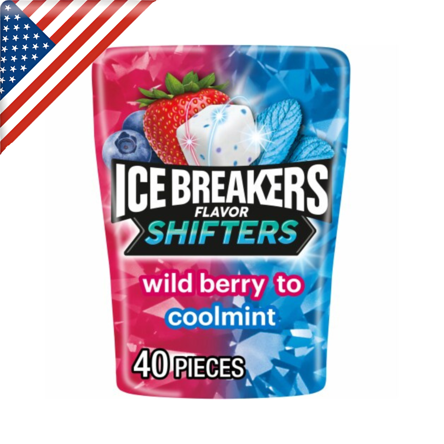 Ice Breakers Cubes Shifter Bry Coolmint BTL 4 Oz x 6 Pack