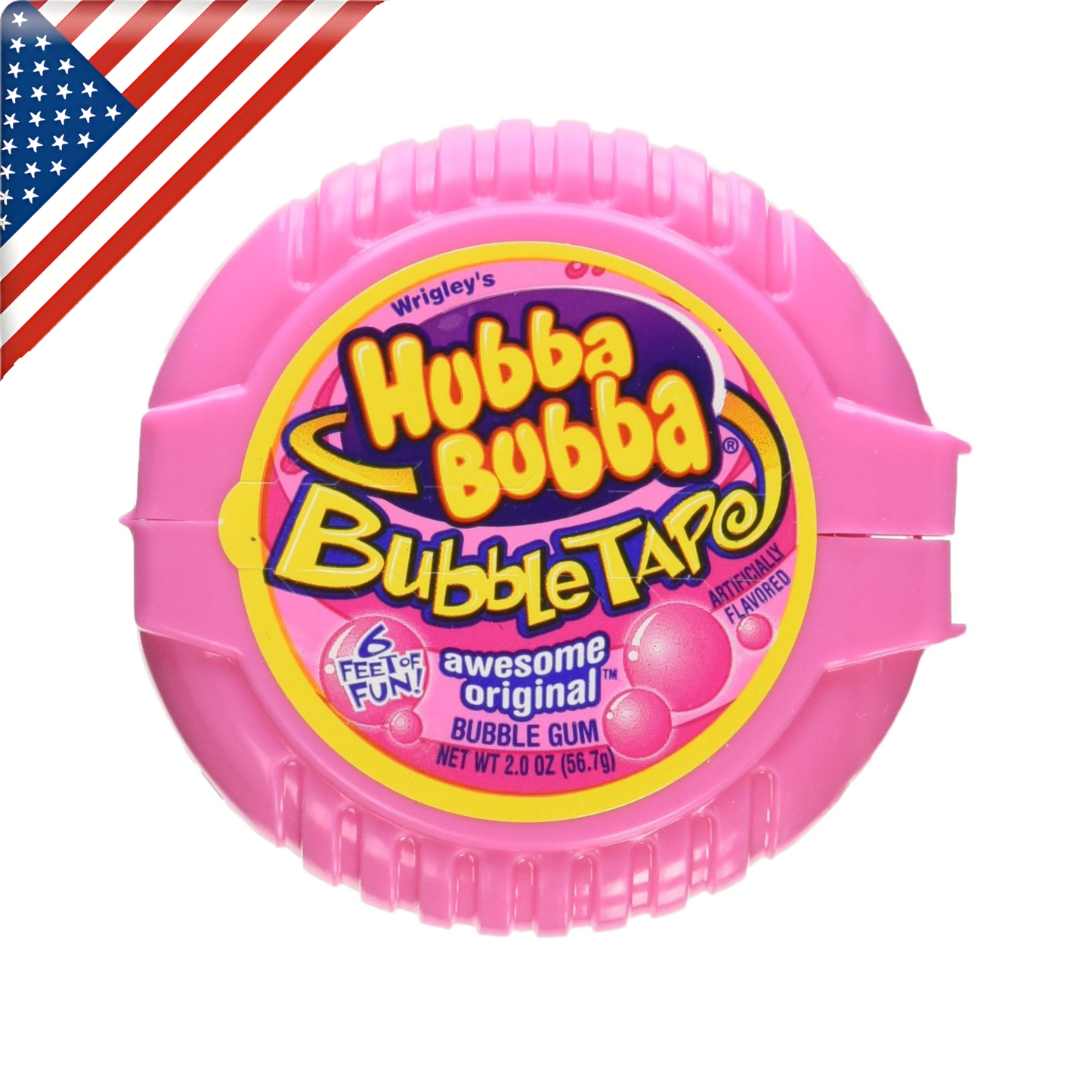 Hubba Bubba Tape Original 2 Oz x 6 Pack
