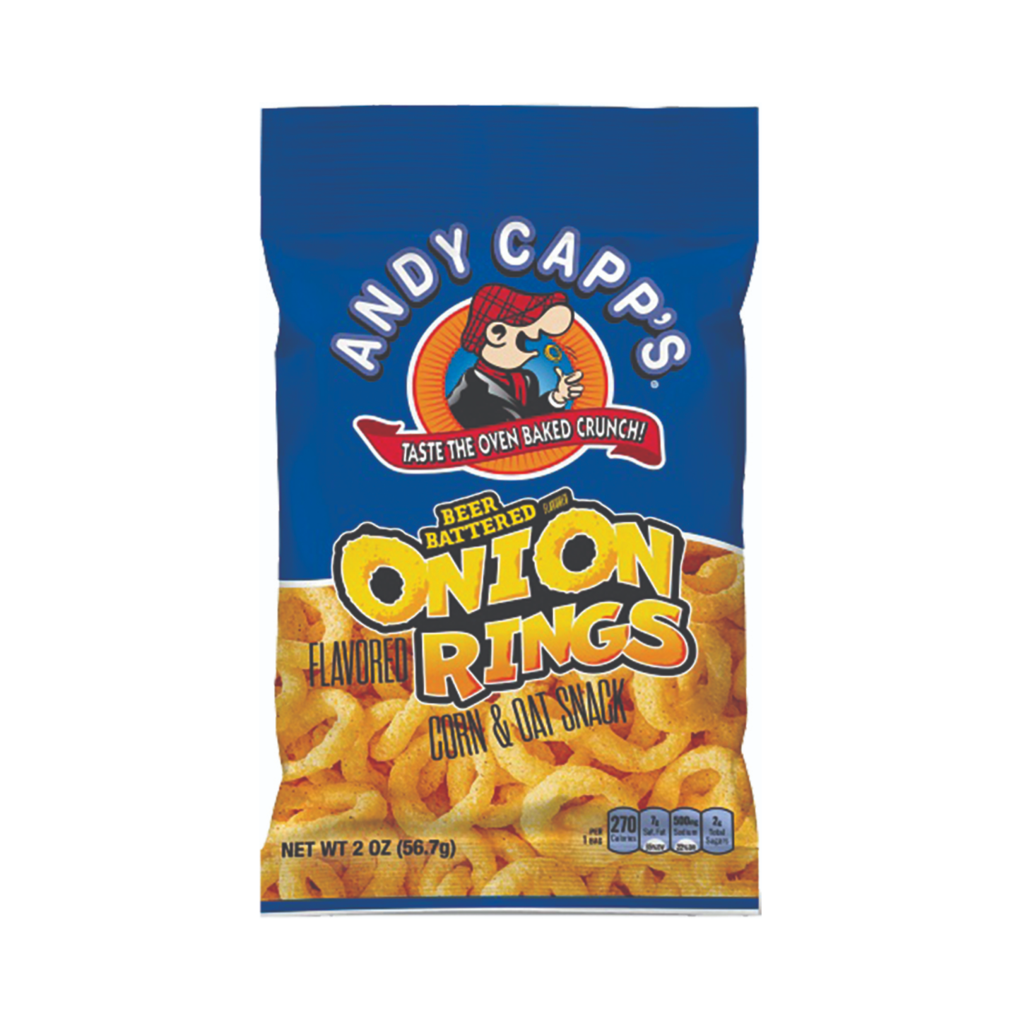 Andy Capp's Onion Rings 3 Oz - 12 Pack