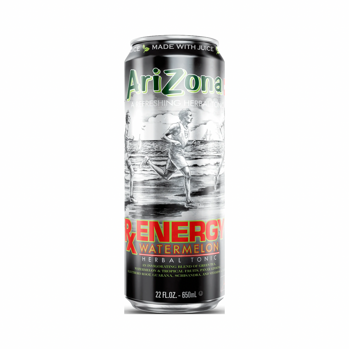 Arizona Rx Energy Watermelon 23 Oz - 24 Pack