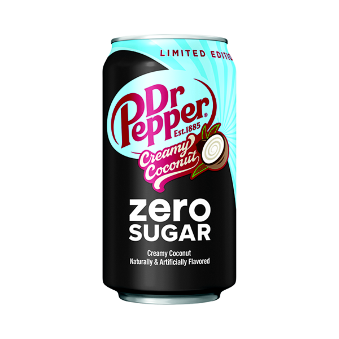 Dr Pepper Creamy Coconut Zero Sugar Can 12 Oz - 12 Pack