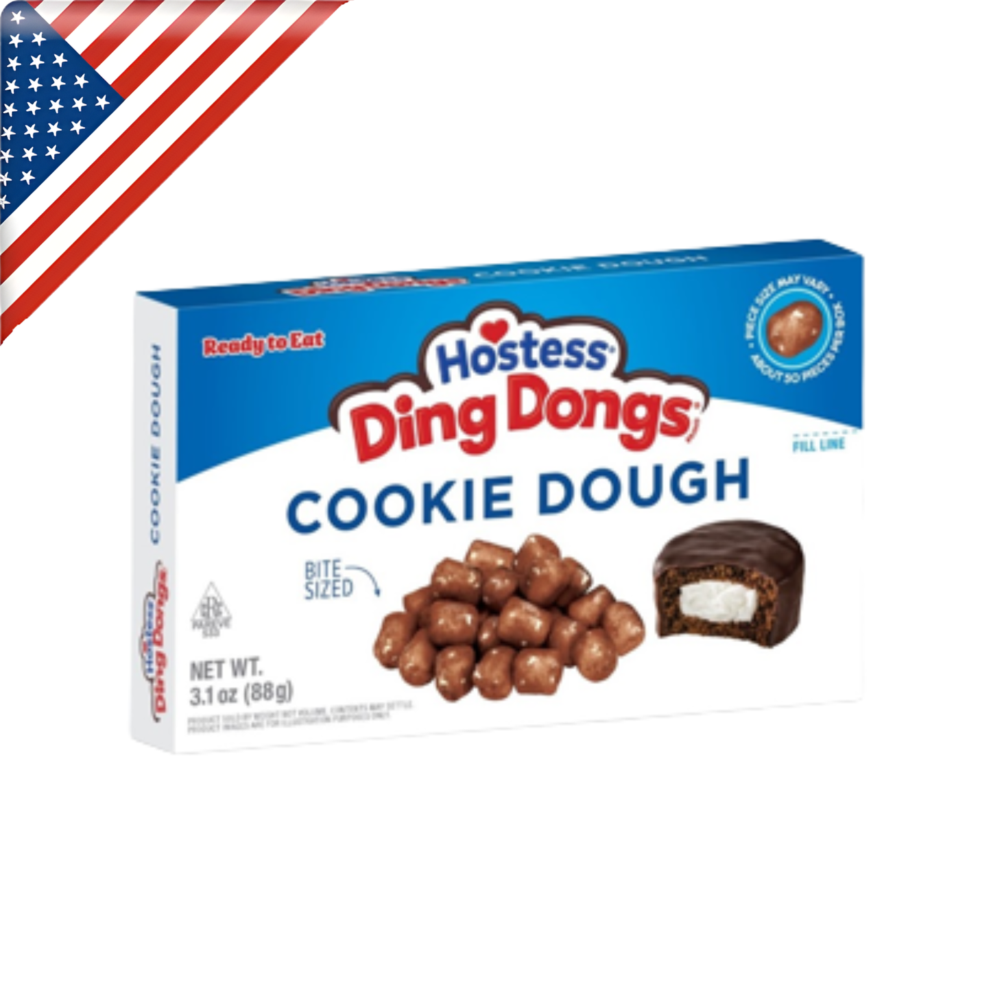 Hostess Ding Dong Bites Theatre Box 3.1 Oz - 12 Pack