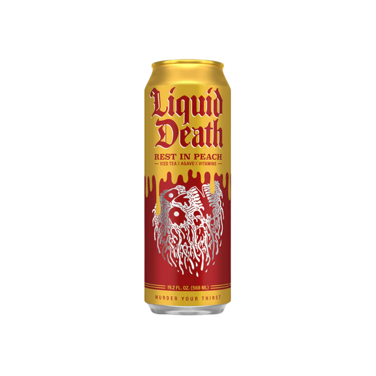 Liquid Death Iced Tea Rest in Peach 19.8 Oz - 12 Pack