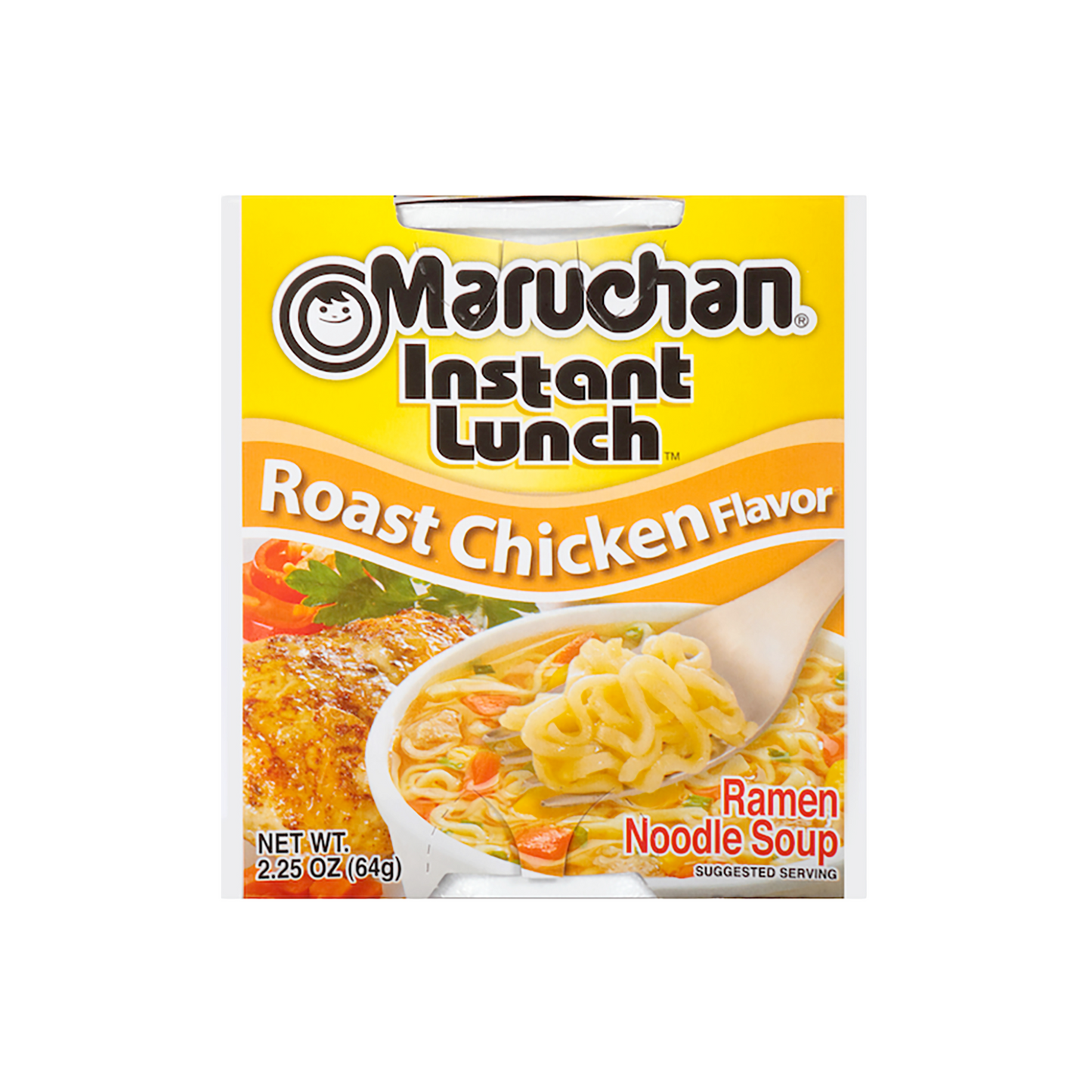 Maruchan Instant Lunch Roasted Chicken Cup Noodles 2.25 Oz - 12 Pack