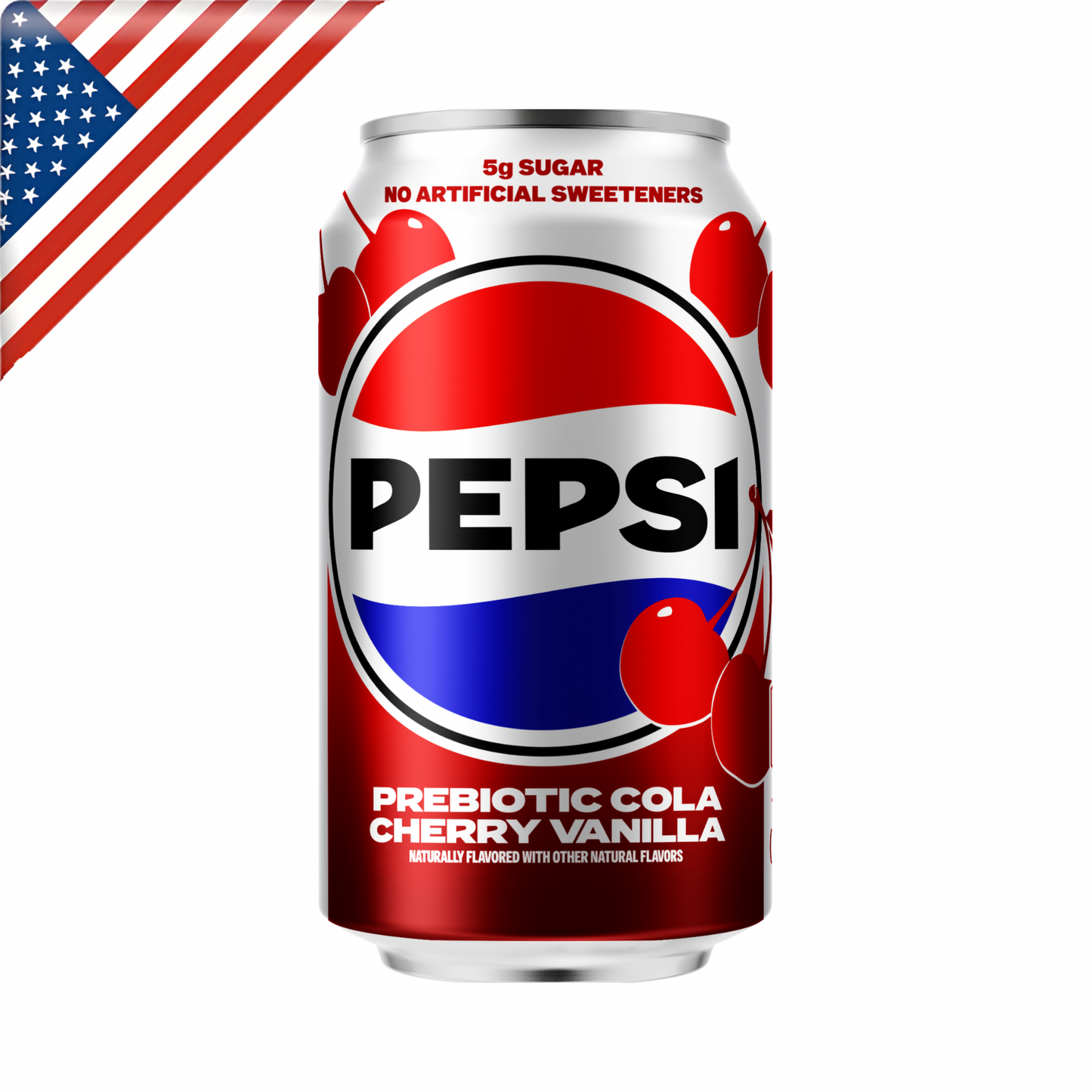 Pepsi Prebiotic Cola Cherry Vanilla Can 12 Oz - 12 Pack
