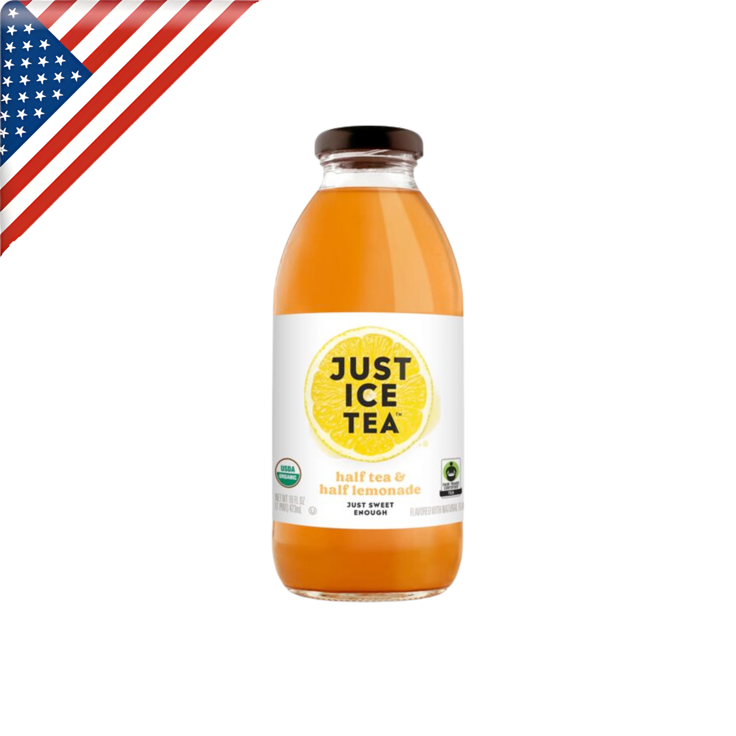 Just Ice Tea Half Tea & Half Lemonade Glass 16 Oz - 12 Pack