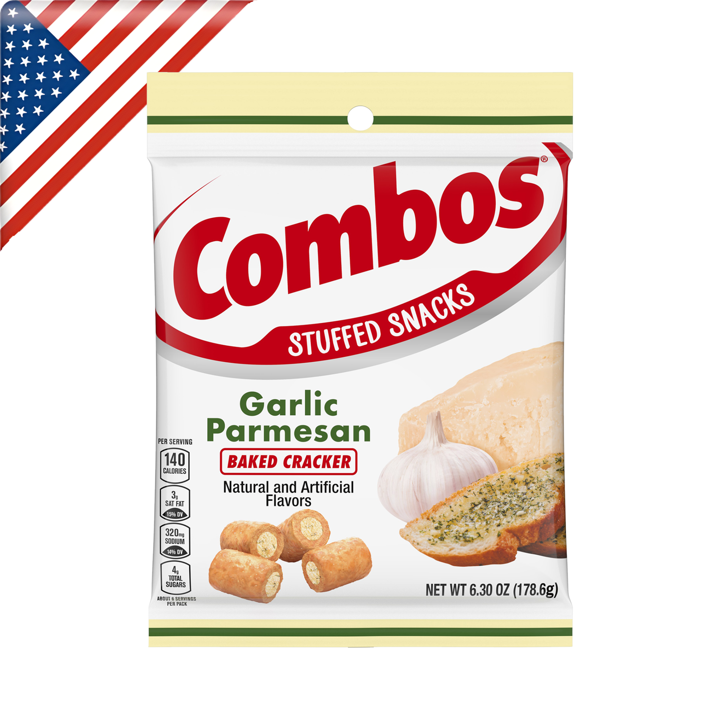 Combos Garlic Parmesan 6.3 Oz - Single Pack