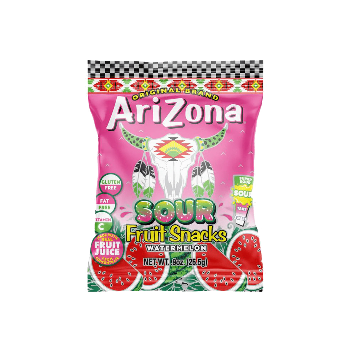 Arizona Sour Watermelon Gummy Bag 5 Oz - 12 Pack
