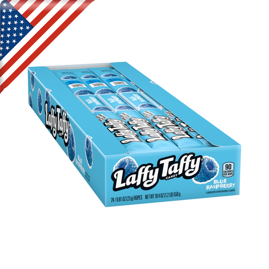 Laffy Taffy Rope Blue Raspberry Stnd 0.81 Oz x 24