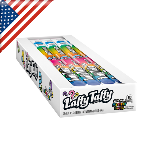 Laffy Taffy Rope Mystery Swirl Stnd 0.81 Oz x 24