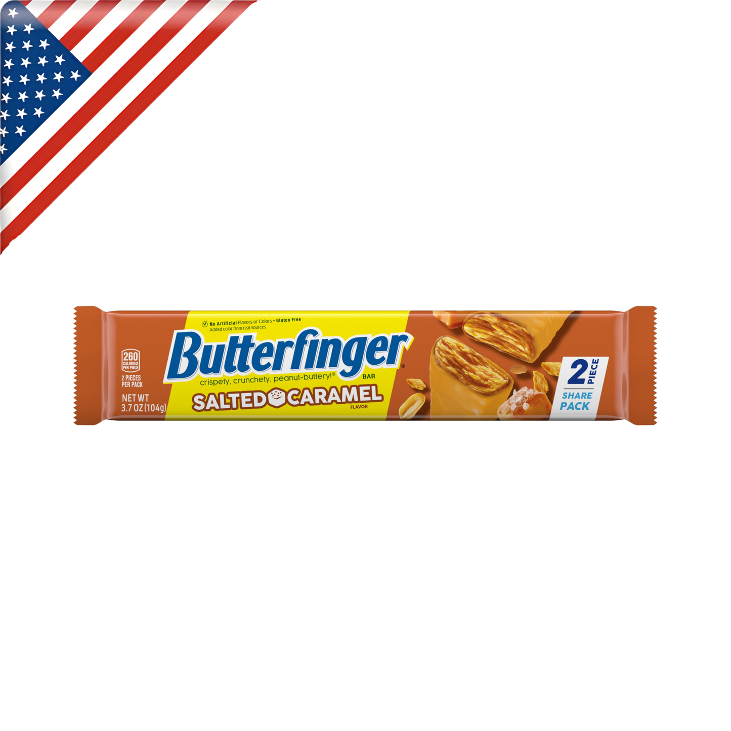 Butterfinger Salted Caramel King Size 3.7 Oz x 18 Pack