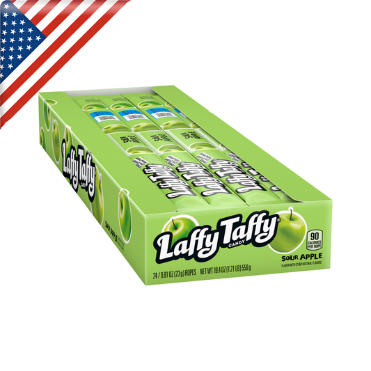 Laffy Taffy Rope Sour Apple Stnd 0.81 Oz x 24