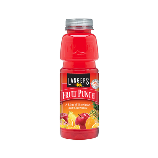 Langers Fruit Punch PET 15.2 Oz -12 Pack