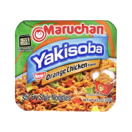 Maruchan Yakisoba Orange Chicken 4.2 Oz - 8 Pack