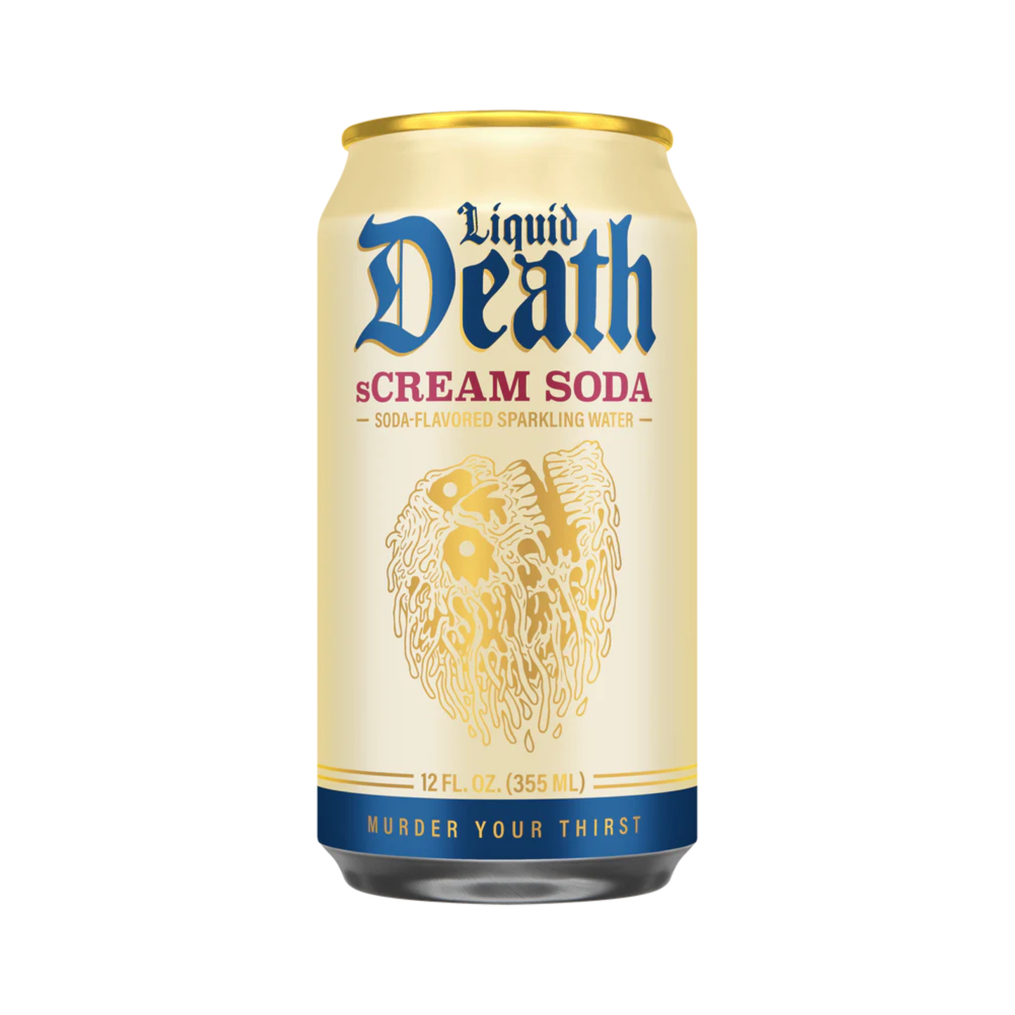 Liquid Death sCream Soda Can 12 Oz - 24 Pack