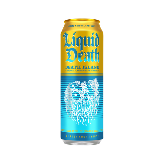 Liquid Death Iced Tea Death Island Can 19.2 Oz - 12 Pack