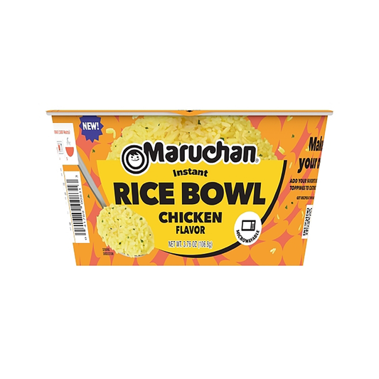 Maruchan Rice Bowl Chicken Flavour 3.77 Oz - 6 Pack