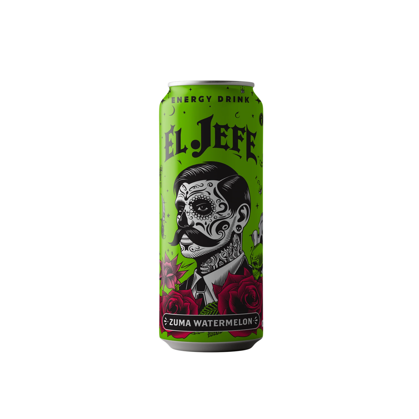 El Jefe Energy Zuma Watermelon Can 16 Oz - 12 Pack
