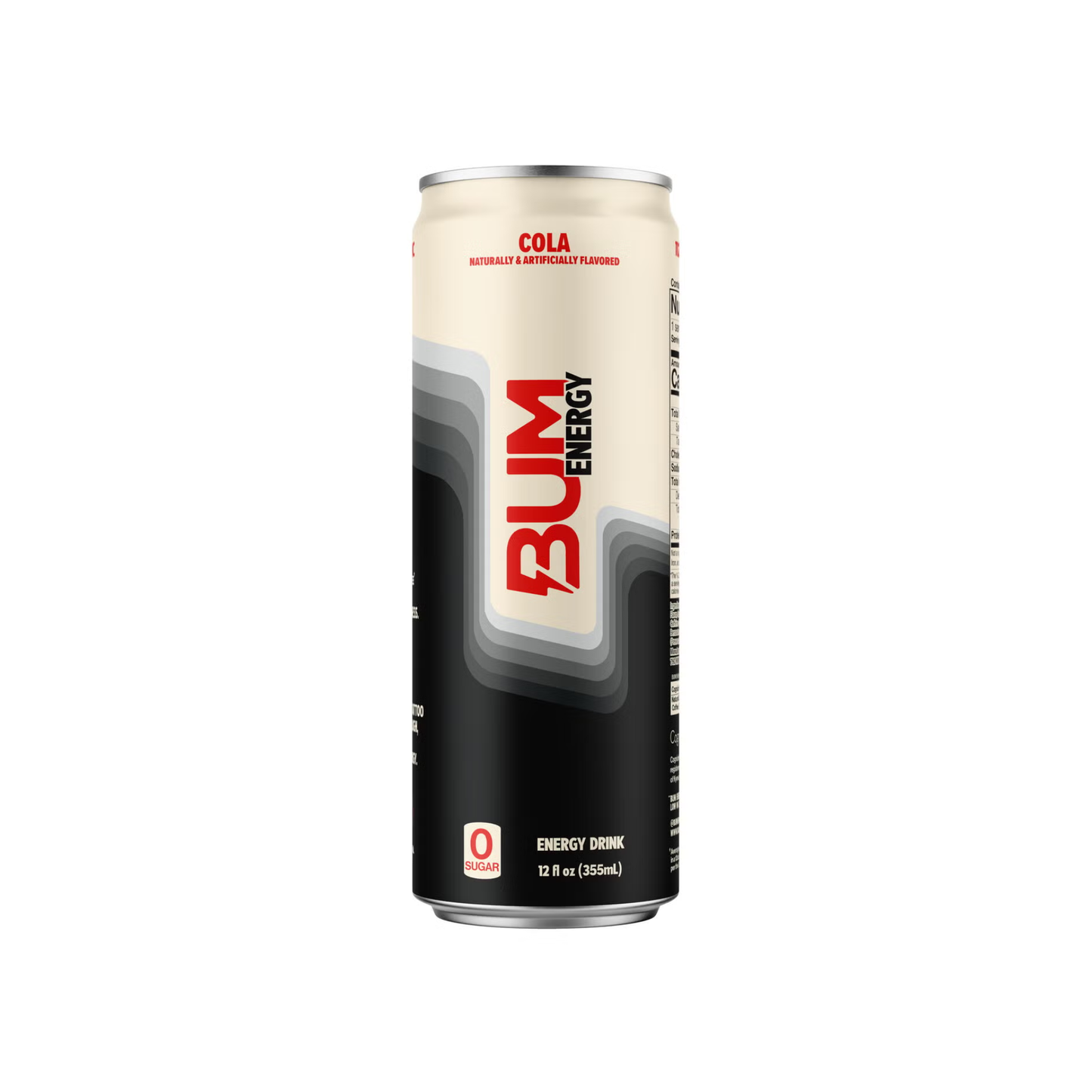 Bum Energy Cola Can 12 Oz - 12 Pack