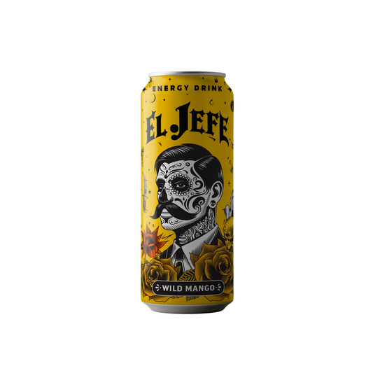 El Jefe Energy Wild Mango Can 16 Oz - 12 Pack