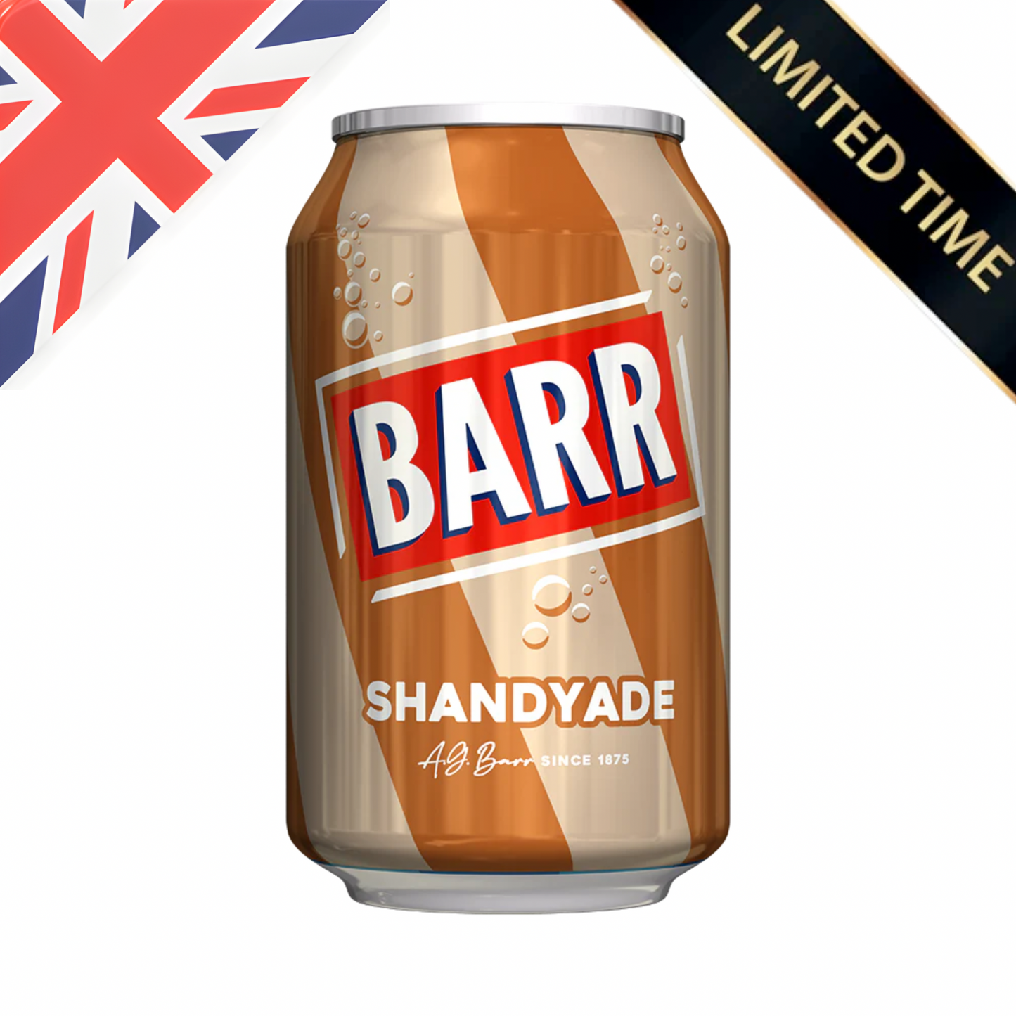 [UK] Barr Shandyade Soda Can 330 Ml x 24 Pack