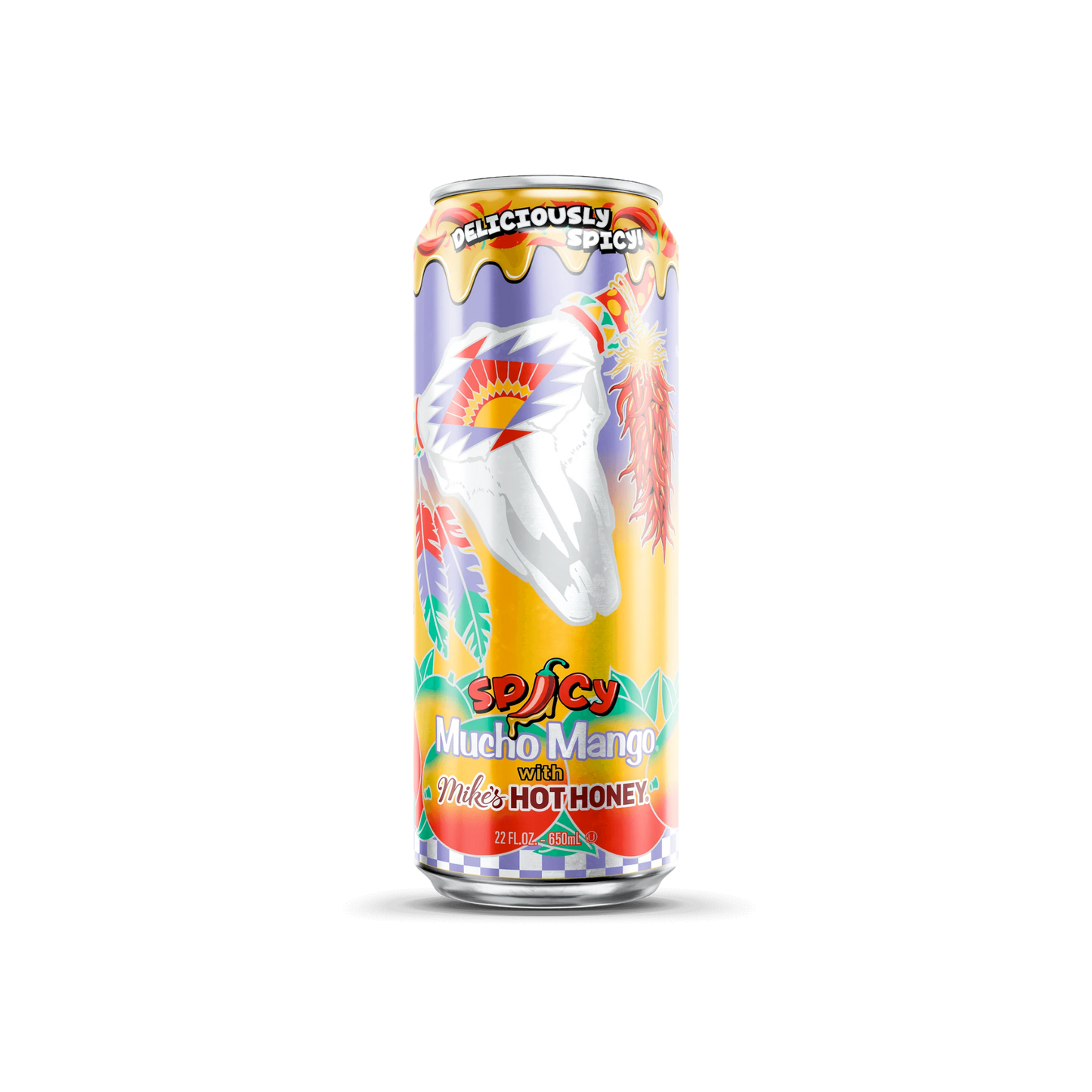 Arizona Spicy Mucho Mango Can 22 Oz - 24 Pack