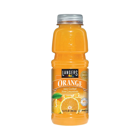 Langers Orange Juice Cocktail PET 15.2 Oz -12 Pack