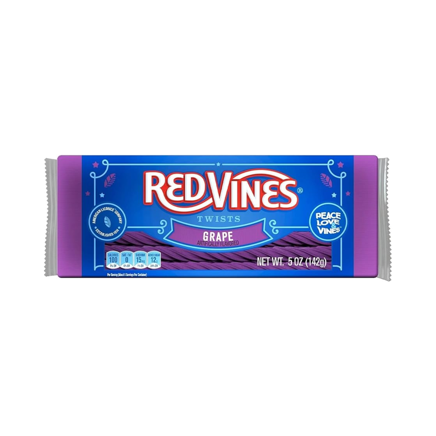 Red Vines Tray Grape 5 Oz - 12 Pack