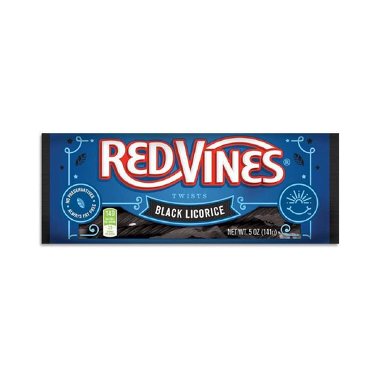 Red Vines Tray Black Licorice 5 Oz - 12 Pack