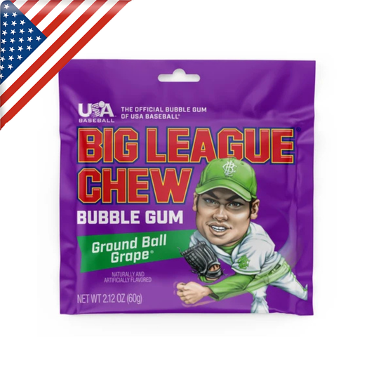 Big League Chew Grape 2.12 Oz x 12 Pack
