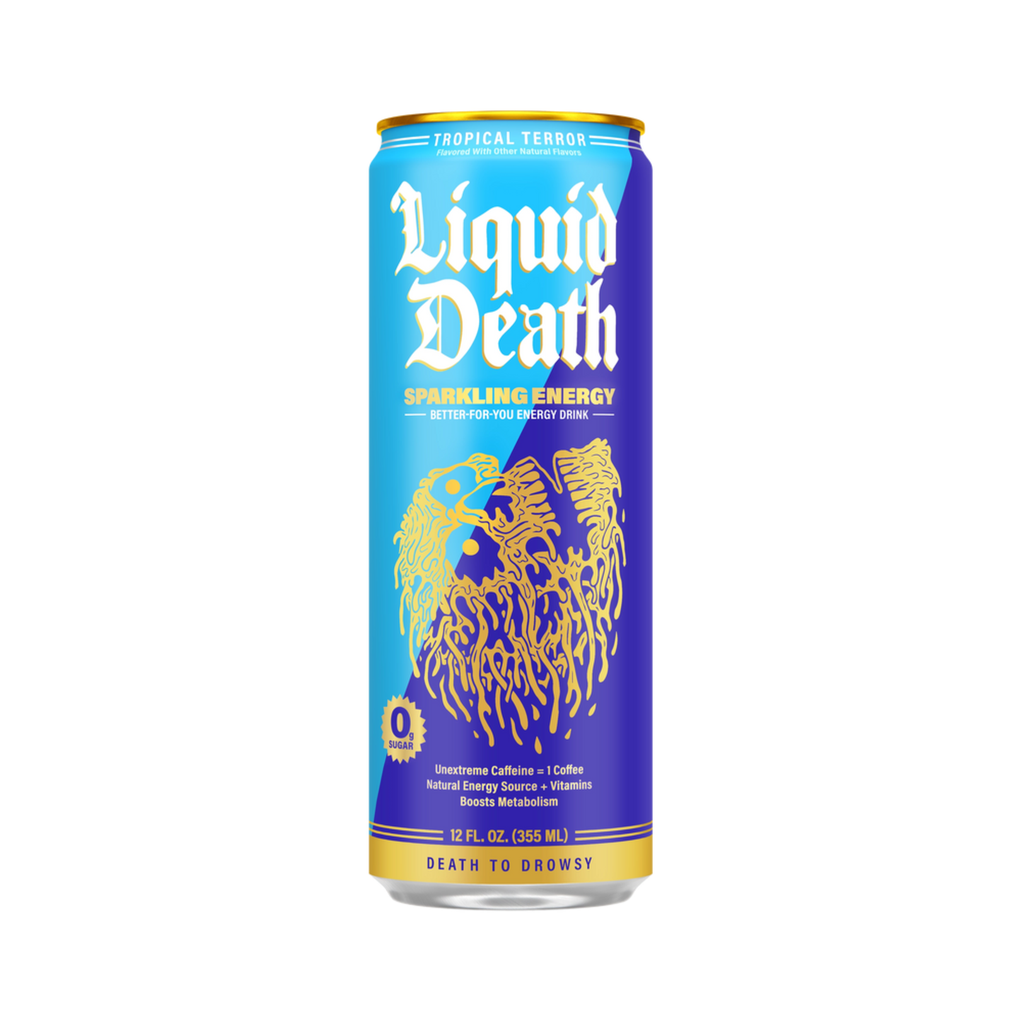 Liquid Death Energy Tropical Terror Can 12 Oz - 12 Pack