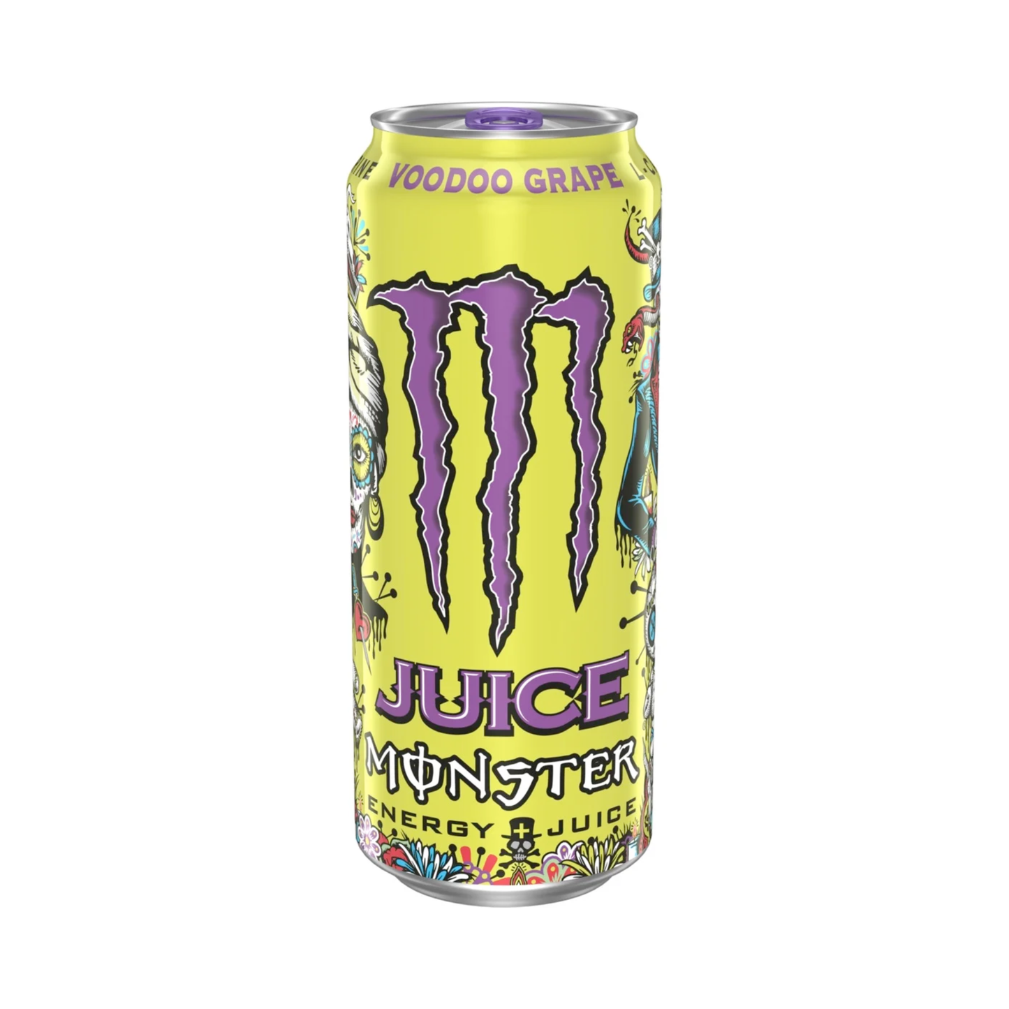 Monster Juice Voodoo Grape Can 16 Oz - 24 Pack
