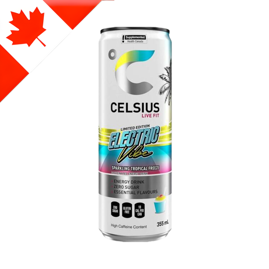 [Canada] Celsius Electric Vibe Can 355 Ml x 12 Pack