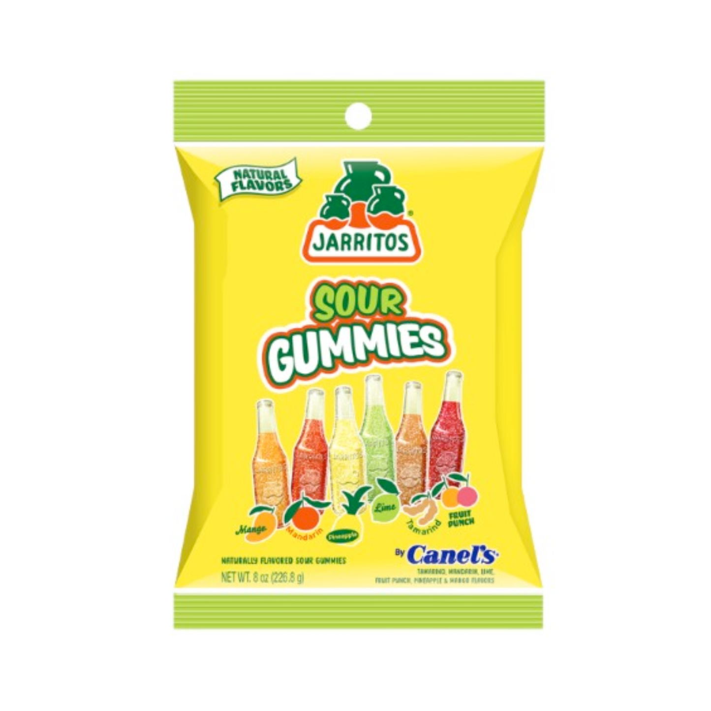 Jarritos Sour Gummies HB 8 Oz - 12 Pack