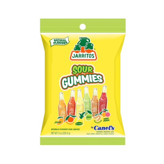 Jarritos Sour Gummies HB 8 Oz - 12 Pack