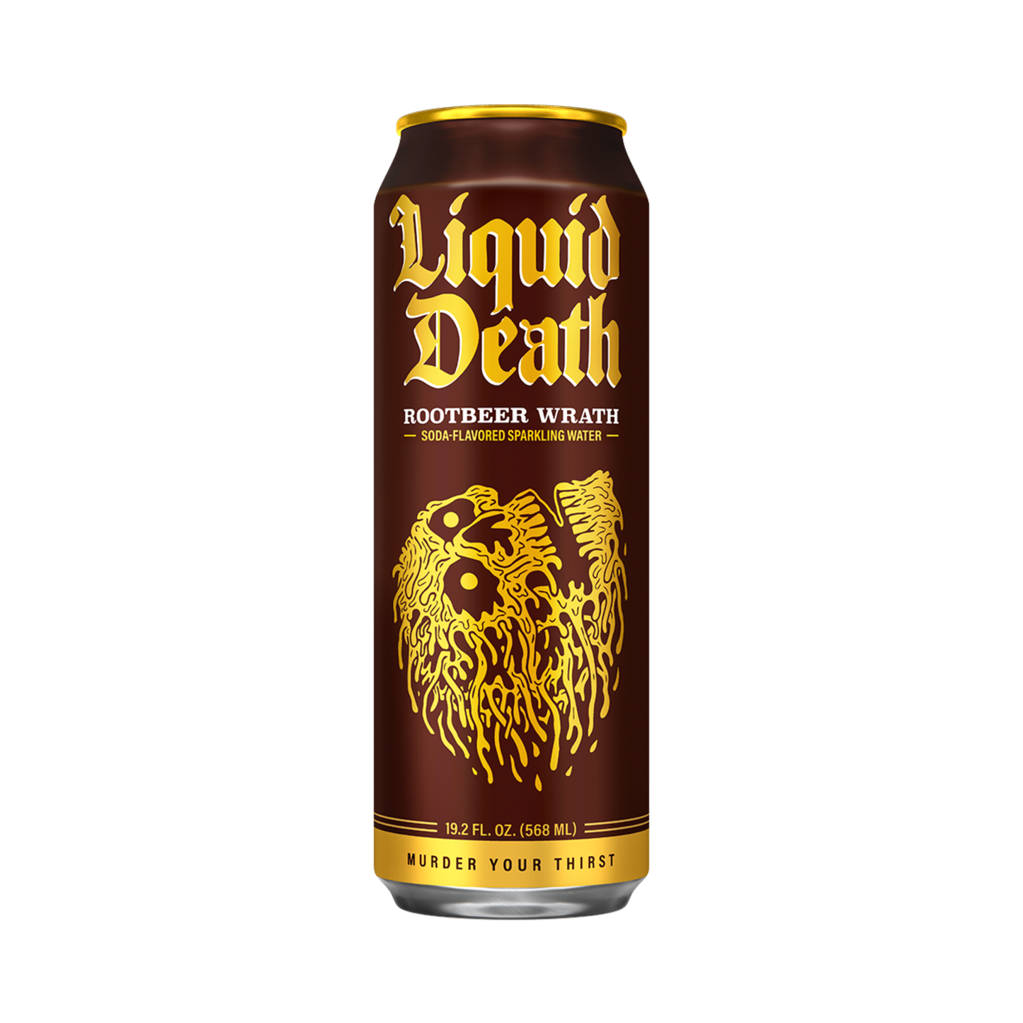 Liquid Death Root Beer Wrath Can 19.8 Oz - 12 Pack