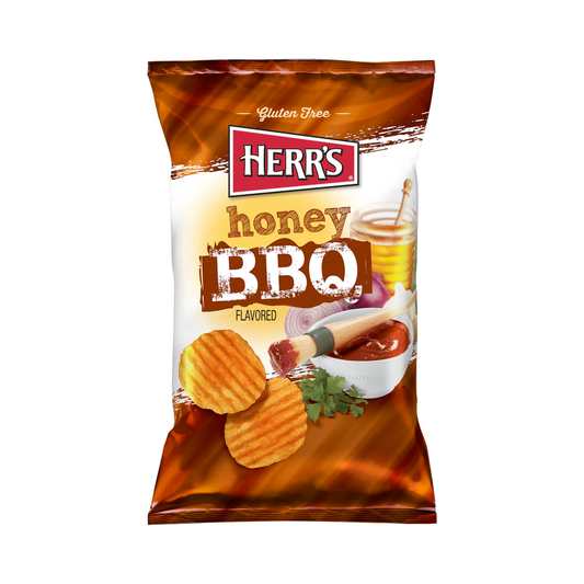 Herrs Honey BBQ 2.5 Oz - 12 Pack