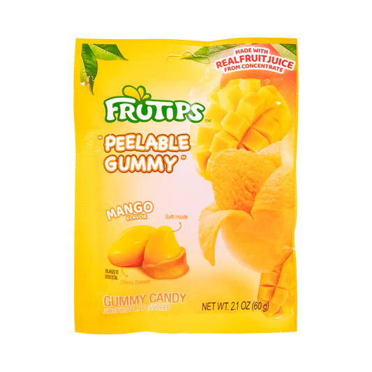Frutips Peelable Gummy Mango HB 2.1 Oz - 10 Pack
