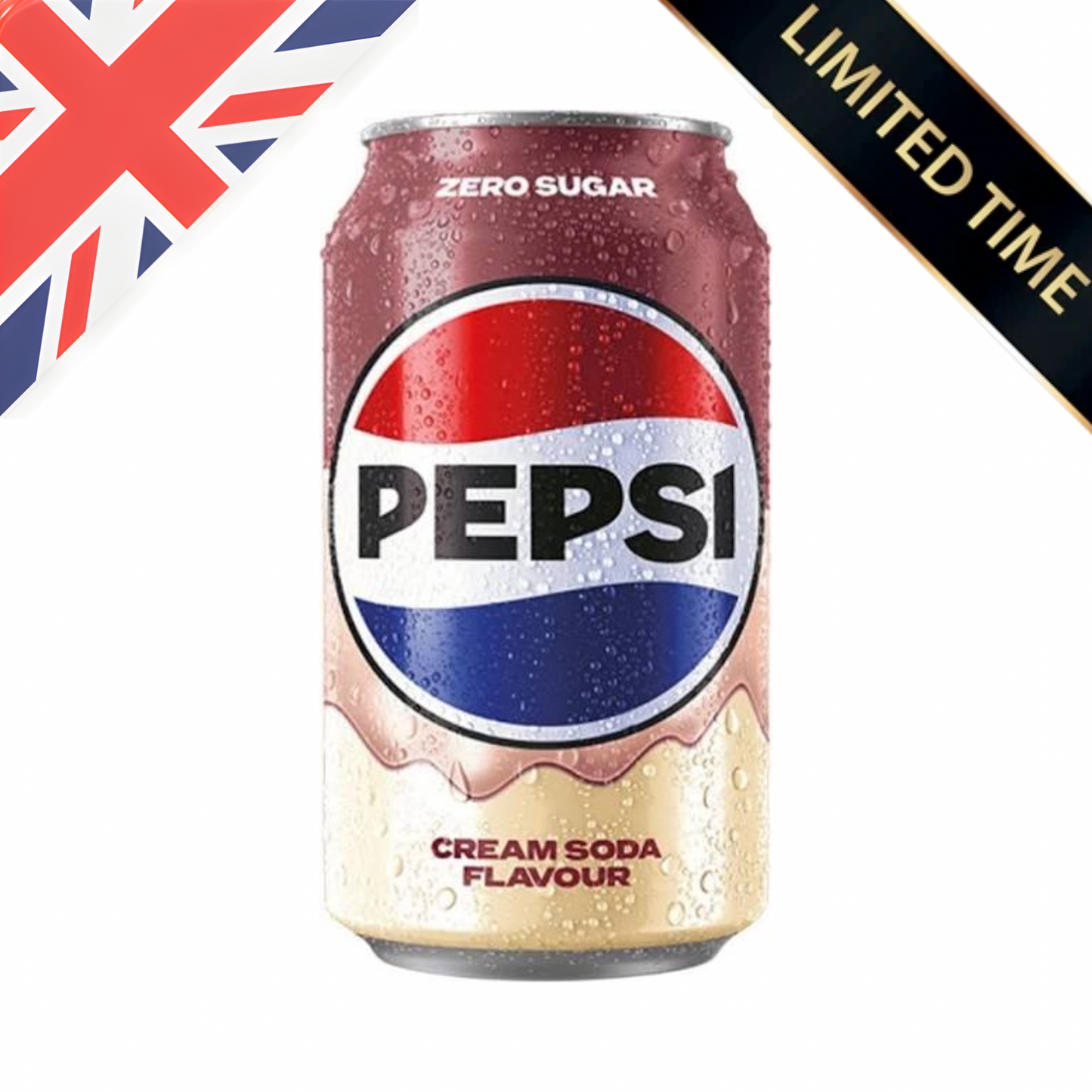 [UK] Pepsi Max Cream Soda Can 330 Ml x 24 Pack