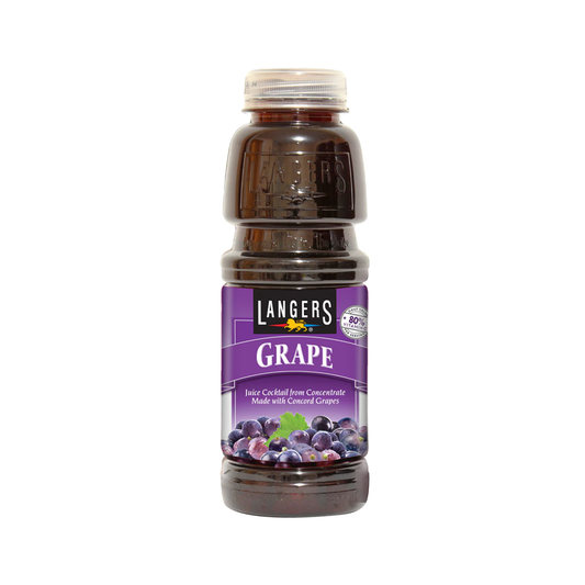 Langers Grape Juice Cocktail PET 15.2 Oz -12 Pack