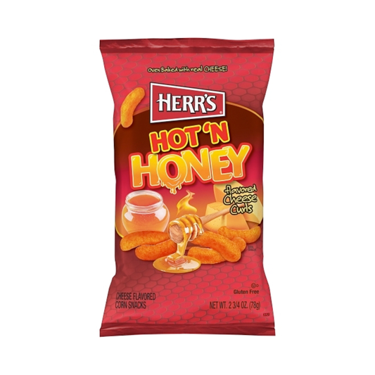 Herrs Hot 'N Honey 2.5 Oz - 12 Pack