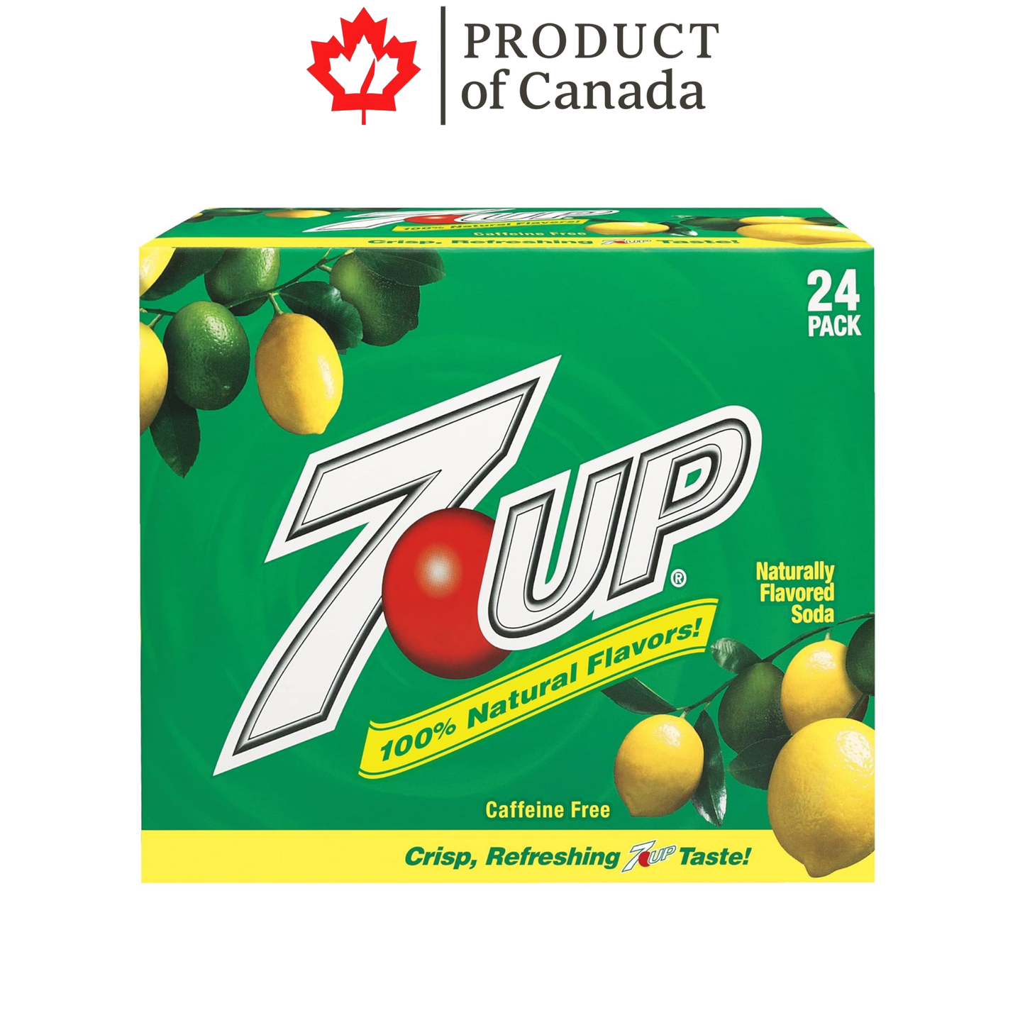 [Canada] 7 Up Lemon Lime Can 355 Ml - 24 Pack