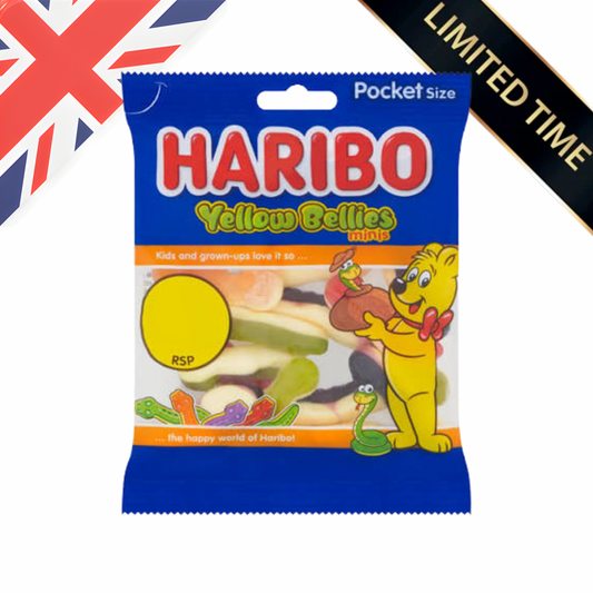 [UK] Haribo Yellow Bellies HB 60 Gms x 20 Pack