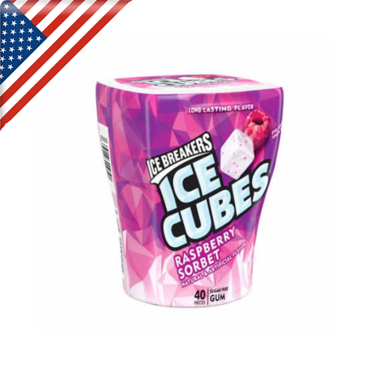 Ice Breakers Cubes Raspberry Sorbet BTL 4 Oz x 6 Pack