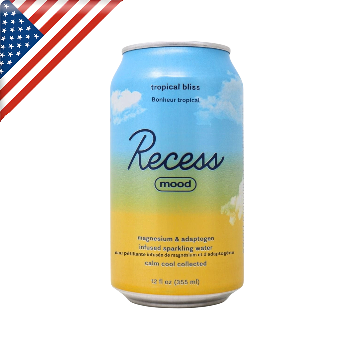 Recess Mood Tropical Bliss Can 12 Oz x 12 Pack