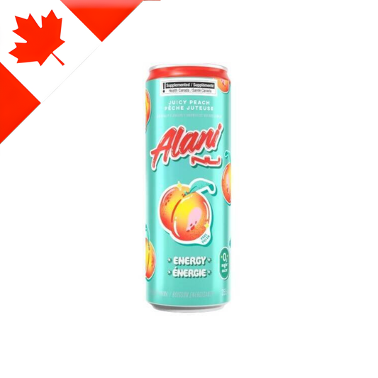[Canada] Alani Nu Juicy Peach Can 355 Ml x 12 Pack