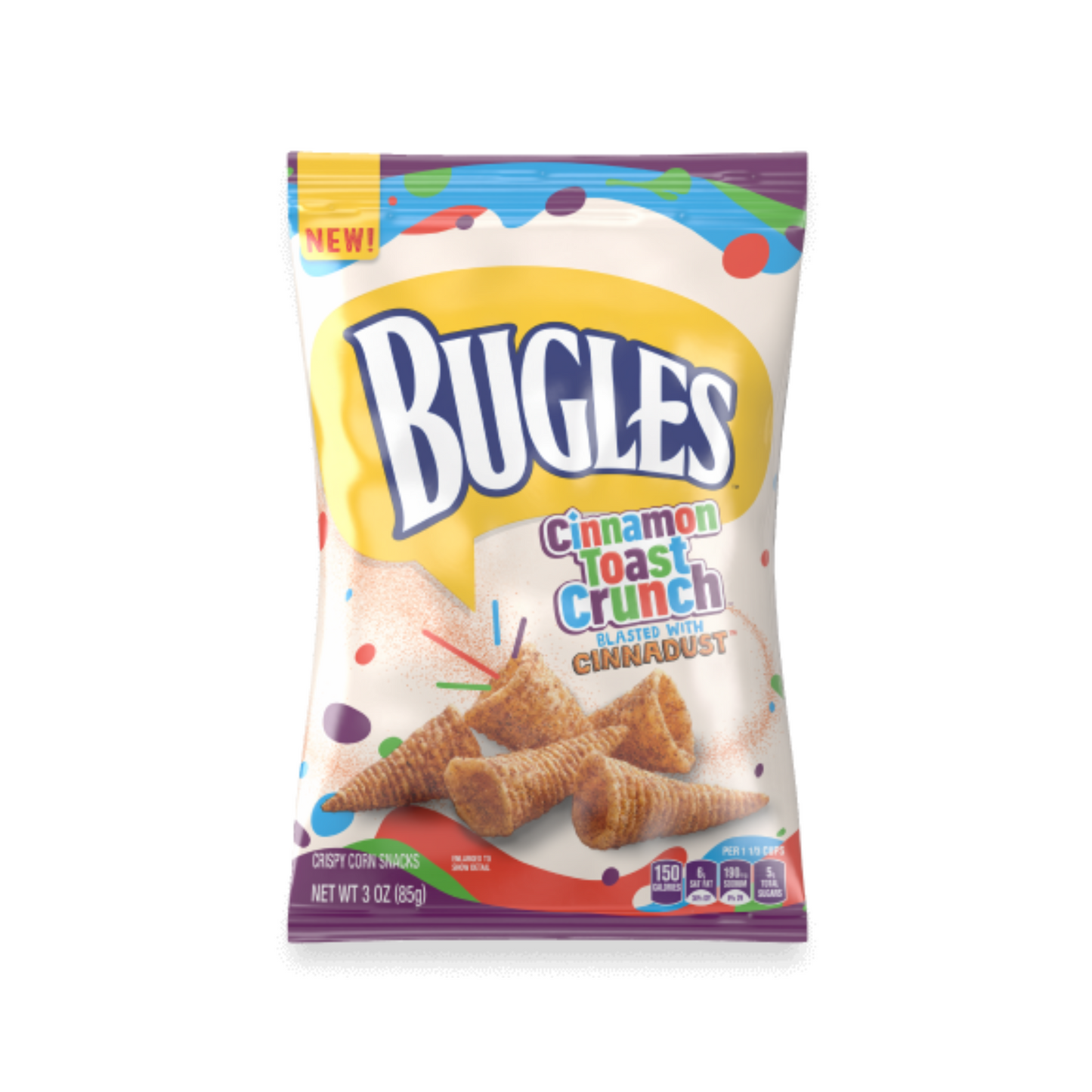 Bugles Cinnamon Toast Crunch Snacks 3 Oz - 6 Pack