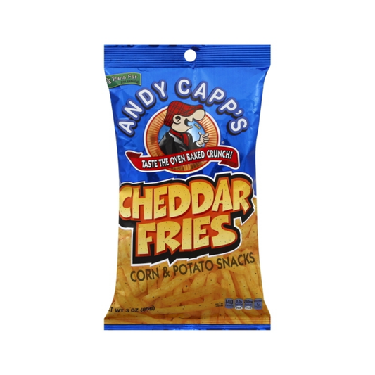Andy Capp's Cheddar Fries 3 Oz - 12 Pack